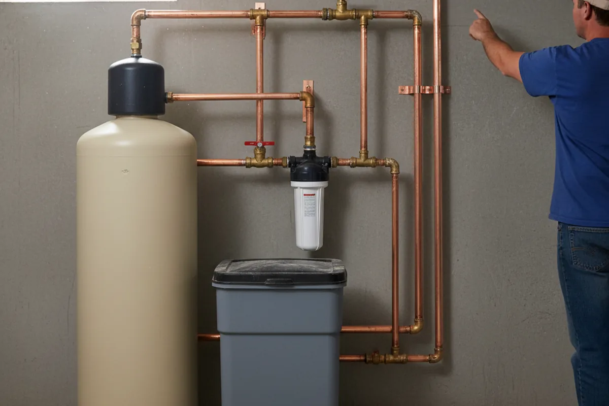 Whole-house water treatment system installed in Pine Grove